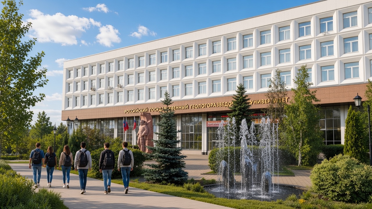 Студенты на территории кампуса